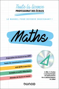 Toute la licence Professorat des écoles - Mathématiques