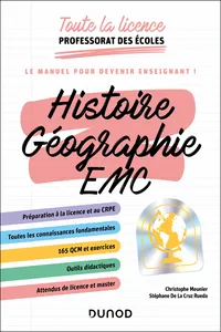 Toute la licence Professorat des écoles - Histoire, Géographie, EMC