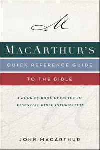 MacArthur's Quick Reference Guide to the Bible_cover