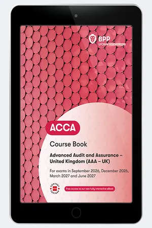 ACCA - Advanced Audit and Assurance (UK) 2026-27