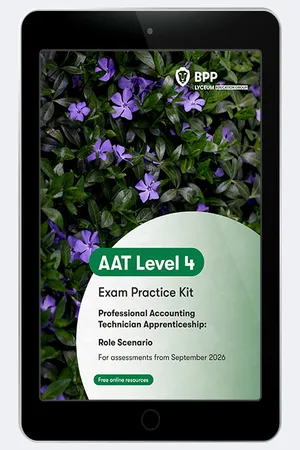 AAT Professional Accounting Technician Role Scenario