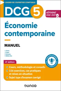 DCG 5 - Économie contemporaine - Manuel - Réforme 2026-2027