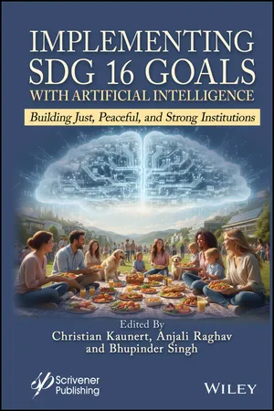 Implementing SDG 16 Goals with Artificial Intelligence