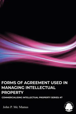 Forms of Agreement used in Managing Intellectual Property