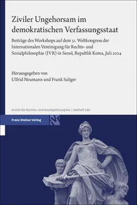 Ziviler Ungehorsam im demokratischen Verfassungsstaat_cover