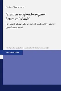 Grenzen religionsbezogener Satire im Wandel_cover