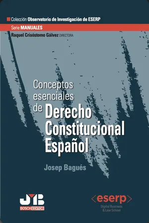 Conceptos esenciales de Derecho Constitucional Español