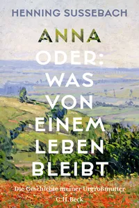 Anna oder: Was von einem Leben bleibt_cover
