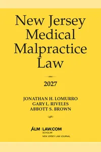 New Jersey Medical Malpractice Law 2027_cover