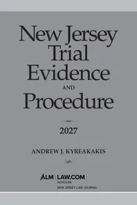 New Jersey Trial Evidence and Procedure 2027_cover