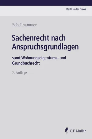 Sachenrecht nach Anspruchsgrundlagen