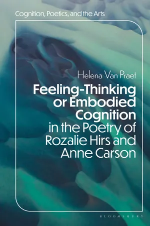Feeling-Thinking or Embodied Cognition in the Poetry of Rozalie Hirs and Anne Carson