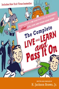 Complete Live and Learn and Pass It On_cover