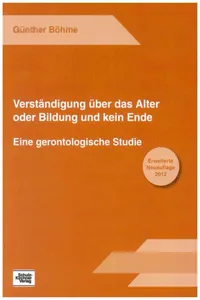 Verständigung über das Alter oder Bildung und kein Ende_cover