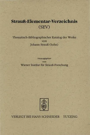 Strauss-Elementar-Verzeichnis 4 (SEV 4)