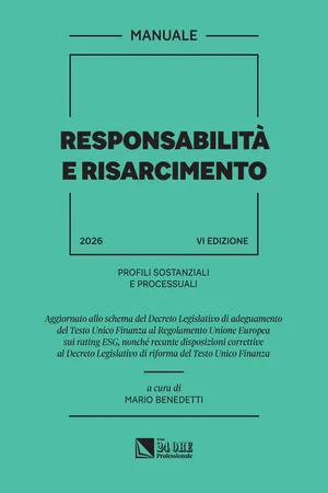 Responsabilità e risarcimento 2026