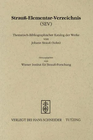 Strauss-Elementar-Verzeichnis 5 (SEV 5)