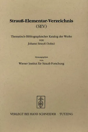 Strauss-Elementar-Verzeichnis 6 (SEV 6)