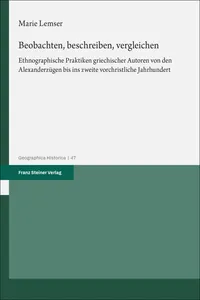 Beobachten, beschreiben, vergleichen