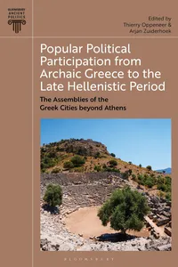 Popular Political Participation from Archaic Greece to the Late Hellenistic Period_cover