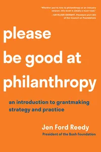 Please Be Good at Philanthropy_cover