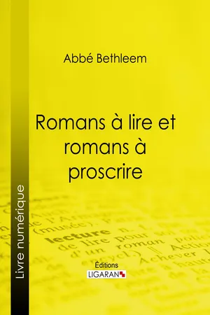 Romans à lire et romans à proscrire