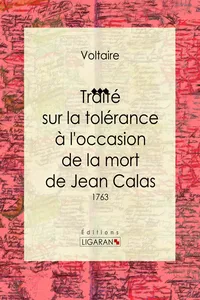 Traité sur la tolérance à l'occasion de la mort de Jean Calas_cover