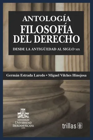 Antología. Filosofía del derecho
