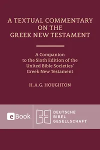 A Textual Commentary on the Greek New Testament
