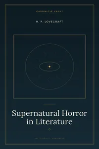 Supernatural Horror in Literature