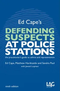 Ed Cape's Defending Suspects At Police Stations_cover