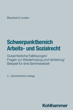 Schwerpunktbereich Arbeits- und Sozialrecht