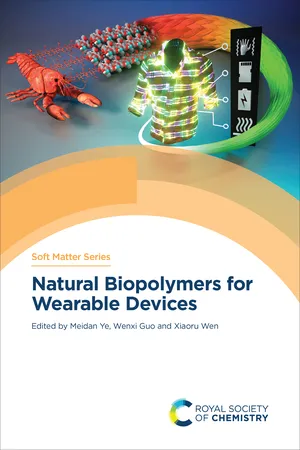 Natural Biopolymers for Wearable Devices