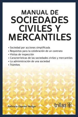 Manual de sociedades civiles y mercantiles