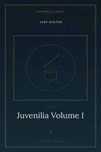 Juvenilia Volume I_cover