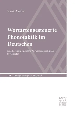 Wortartengesteuerte Phonotaktik im Deutschen