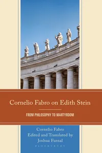 Cornelio Fabro on Edith Stein_cover