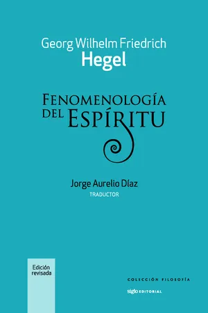 Fenomenología del espíritu