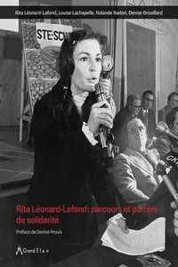 Rita Léonard-Lafond: parcours et paroles de solidarité_cover