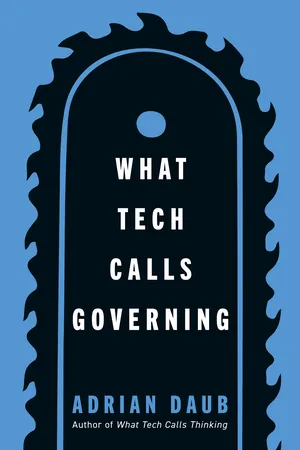 What Tech Calls Governing