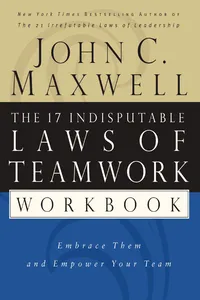 The 17 Indisputable Laws of Teamwork Workbook_cover