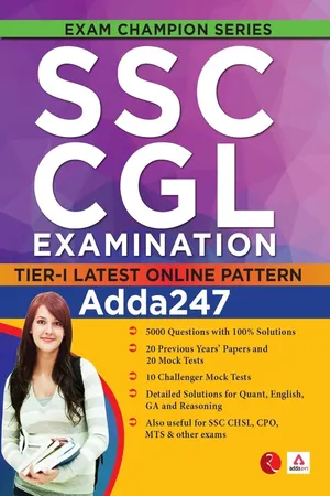 SSC CGL EXAMINATION: Tier-1 Latest Online Pattern
