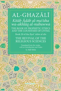 The Prophetic Ethics and the Courtesies of Living_cover