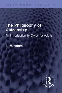The Philosophy of Citizenship