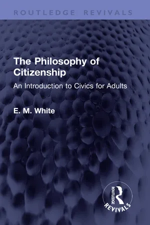 The Philosophy of Citizenship