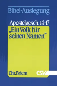 Ein Volk für seinen Namen_cover
