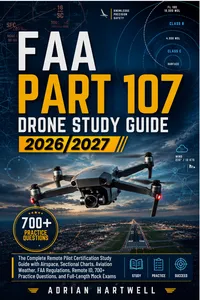 FAA PART 107 DRONE STUDY GUIDE 2026/2027_cover