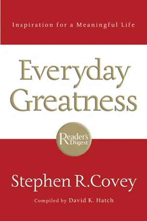 Everyday Greatness