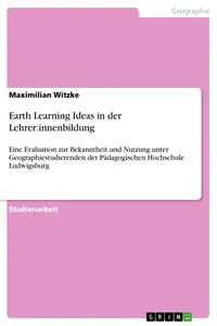 Earth Learning Ideas in der Lehrer:innenbildung