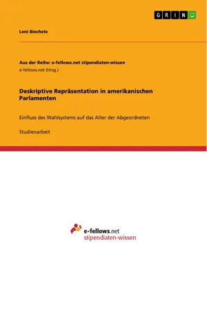 Deskriptive Repräsentation in amerikanischen Parlamenten
